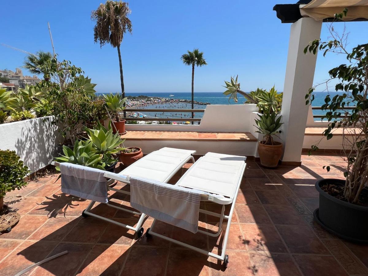 Playa Cristo Amazing Beach Terrace Appartment Estepona Eksteriør bilde
