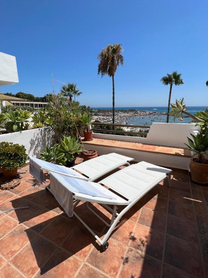 Playa Cristo Amazing Beach Terrace Appartment Estepona Eksteriør bilde